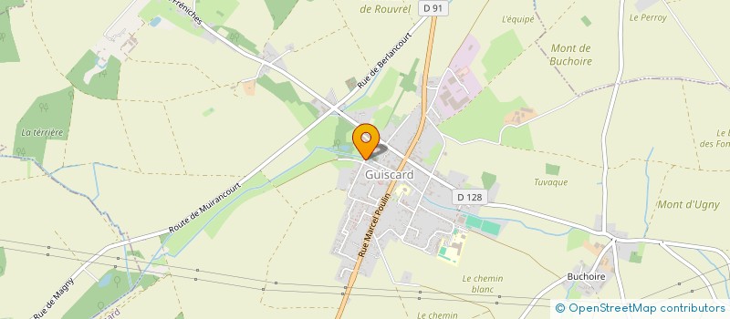 localisation de l'entreprise LES COUZ  GUISCARD