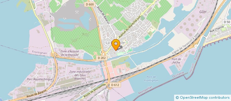 localisation de l'entreprise LES COUZ à FRONTIGNAN