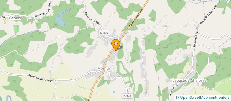 localisation de l'entreprise LES COUZIN'ELLES  MOMUY