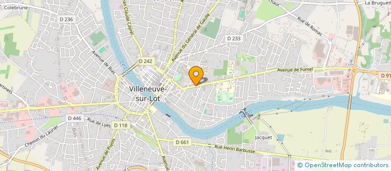 localisation de l'entreprise LES COVINS  VILLENEUVE-SUR-LOT