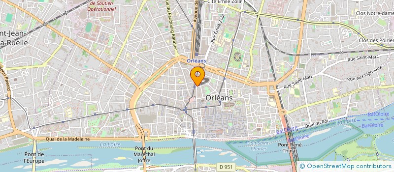 localisation de l'entreprise LES COWORCOEURS à ORLEANS
