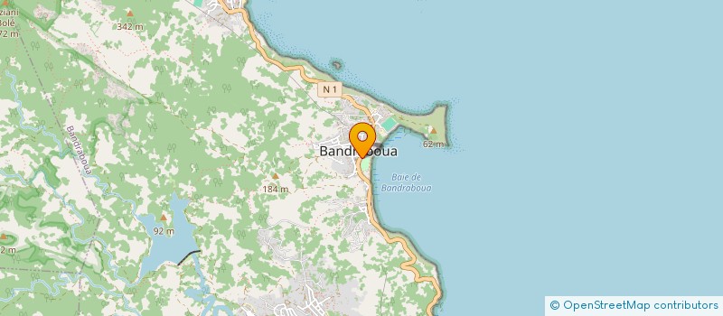 localisation de l'entreprise LES COYOTES ROUGES DE BANDRABOUA à BANDRABOUA