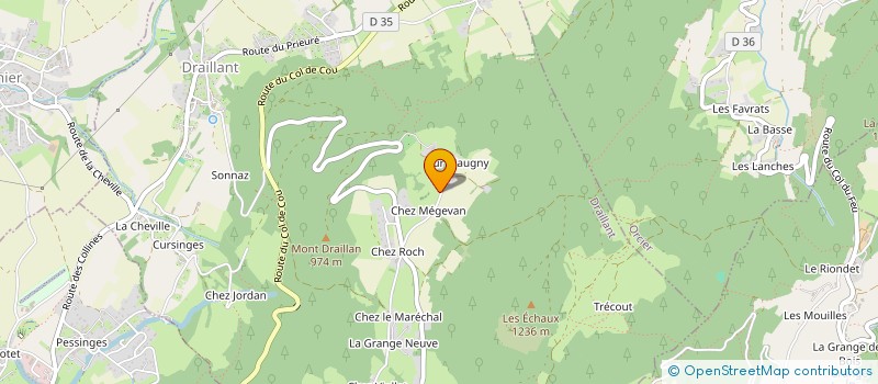 localisation de l'entreprise LES COYOTTES  DRAILLANT