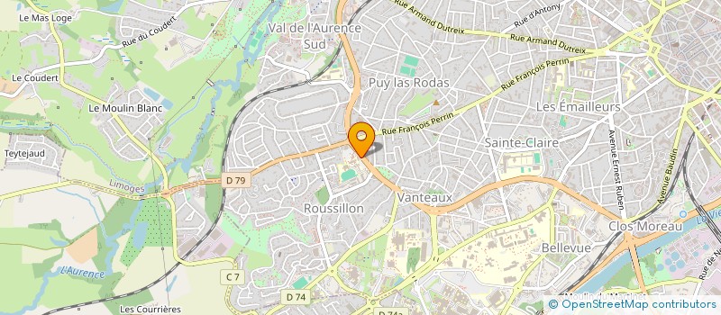 localisation de l'entreprise LES CPE DE L'INSPE DE LIMOGES à LIMOGES