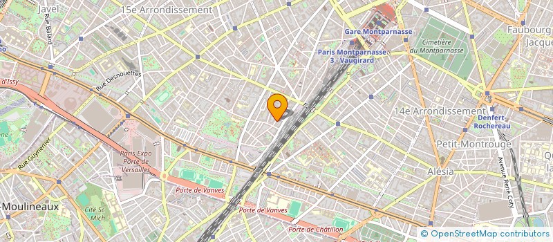 localisation de l'entreprise LES CRABES  PARIS