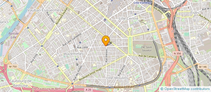 localisation de l'entreprise LES CRACHEURS DE REVES à LILLE