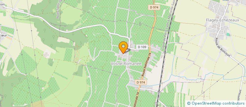 localisation de l'entreprise LES CRAIS  VOSNE-ROMANEE