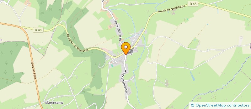 localisation de l'entreprise LES CRAMILLONNES  QUIEVRECOURT