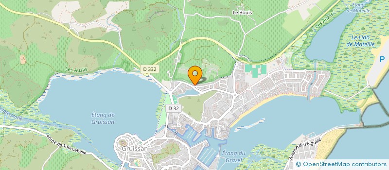 localisation de l'entreprise LES CRAPAHUTEURS  GRUISSAN