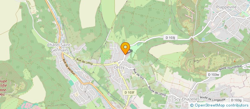 localisation de l'entreprise LES CRAPAUDS  LESSY