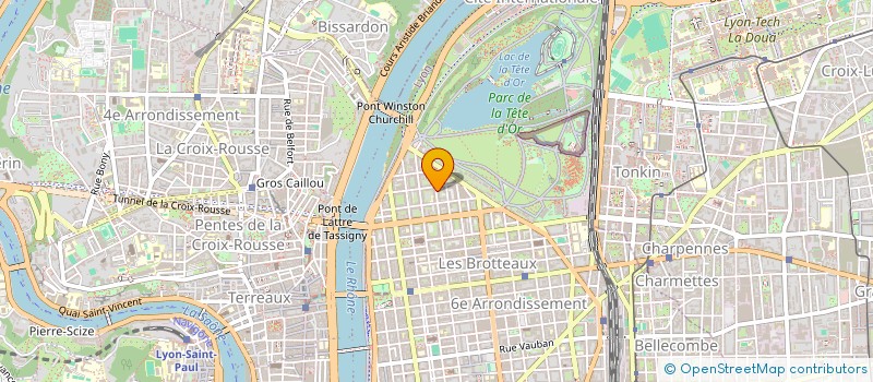 localisation de l'entreprise LES CRAPAUDS  LYON