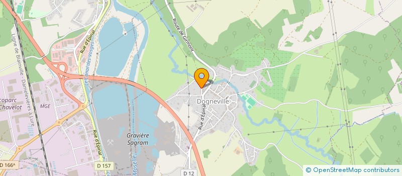 localisation de l'entreprise LES CRAPAUDS  DOGNEVILLE