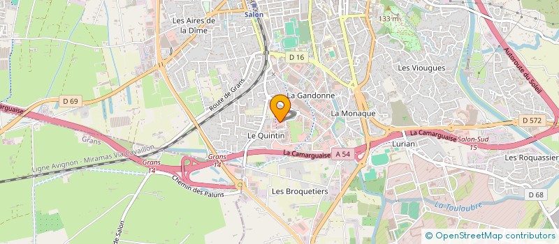 localisation de l'entreprise LES CRAPAUDS FOUDROYANTS  SALON-DE-PROVENCE