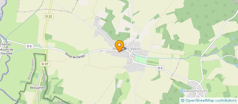 localisation de l'entreprise LES CRAPULES 1  BOURY-EN-VEXIN