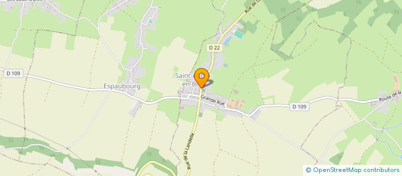 localisation de l'entreprise LES CRAPULES DE SAINT AUBIN EN BRAY  SAINT-AUBIN-EN-BRAY