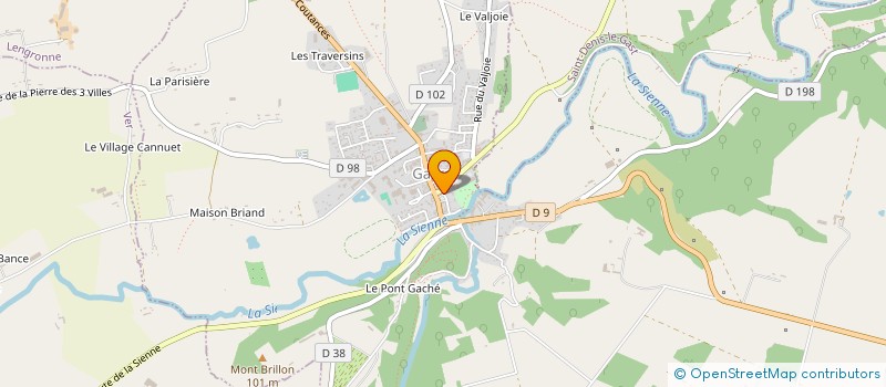 localisation de l'entreprise LES CRAYONS AGILES  GAVRAY-SUR-SIENNE