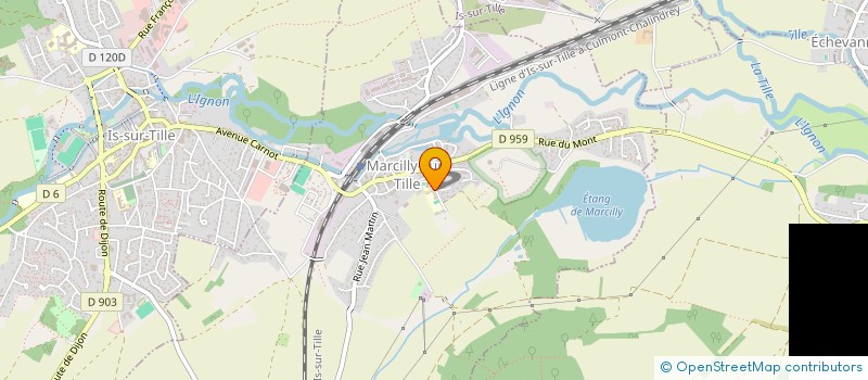 localisation de l'entreprise LES CRAYONS D'HENRI  MARCILLY-SUR-TILLE