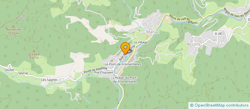 localisation de l'entreprise LES CREA ARTISTES  MARIAC