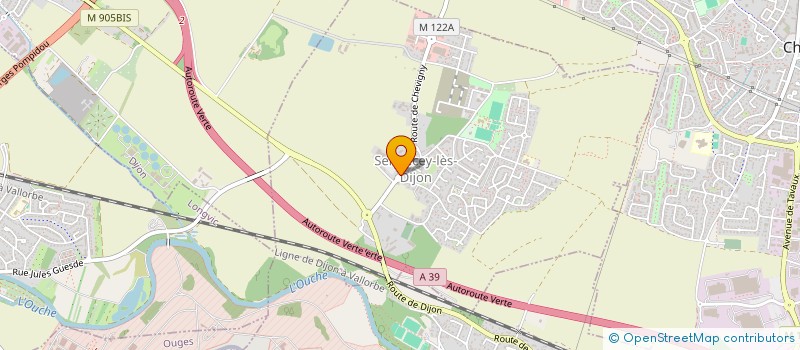 localisation de l'entreprise LES CREAS DE CARO  SENNECEY-LES-DIJON