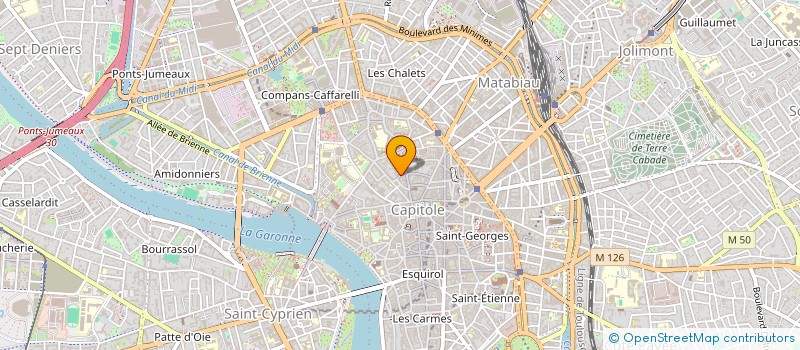 localisation de l'entreprise LES CREAS TAUR à TOULOUSE