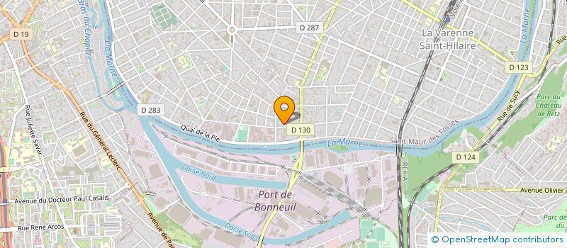 localisation de l'entreprise LES CREATEURS DE BABYLONE  SAINT-MAUR-DES-FOSSES