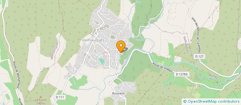 localisation de l'entreprise LES CREATEURS DE BIEN ETRE 34  VAILHAUQUES