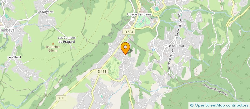 localisation de l'entreprise LES CREATEURS DE PATRIMOINE  VAULNAVEYS-LE-HAUT