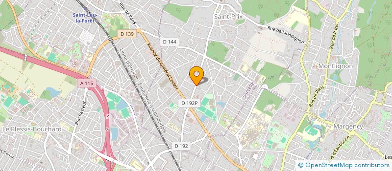localisation de l'entreprise LES CREATEURS DE SAINT-PRIX à SAINT-PRIX