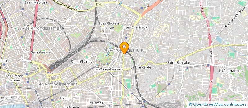 localisation de l'entreprise LES CREATEURS DU BATI à MARSEILLE