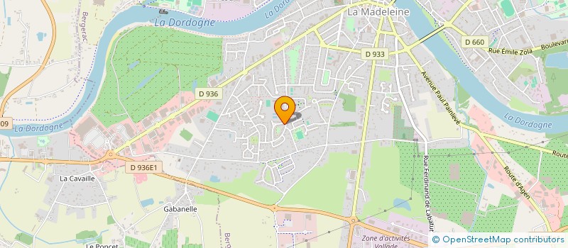 localisation de l'entreprise LES CREATEURS DU COIN à BERGERAC