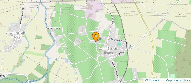 localisation de l'entreprise LES CREATEURS EN BALADE  BELLEVIGNE-LES-CHATEAUX