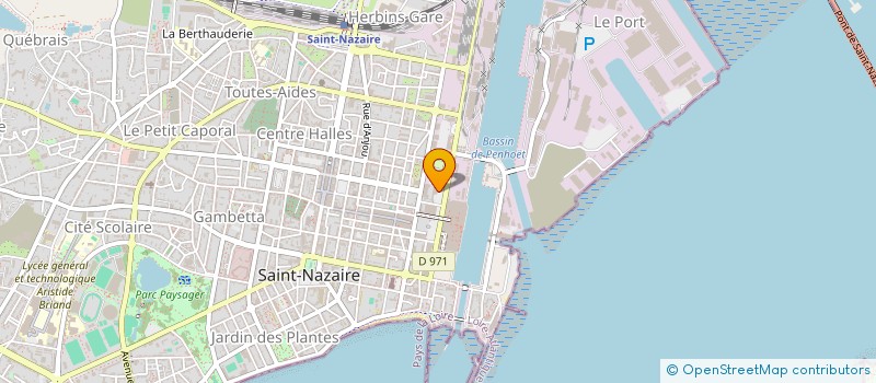 localisation de l'entreprise LES CREATEURS NAZAIRIENS  SAINT-NAZAIRE