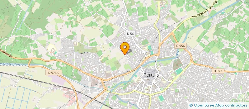 localisation de l'entreprise LES CREATEURS PROVENCAUX à PERTUIS