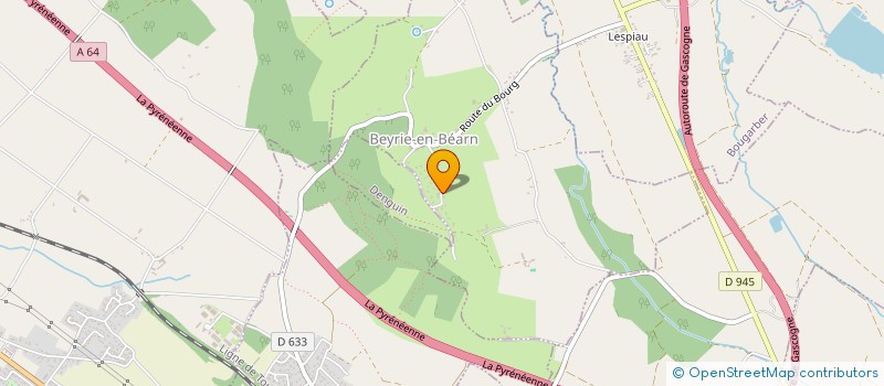 localisation de l'entreprise LES CREATIFS  ARTIGUELOUVE