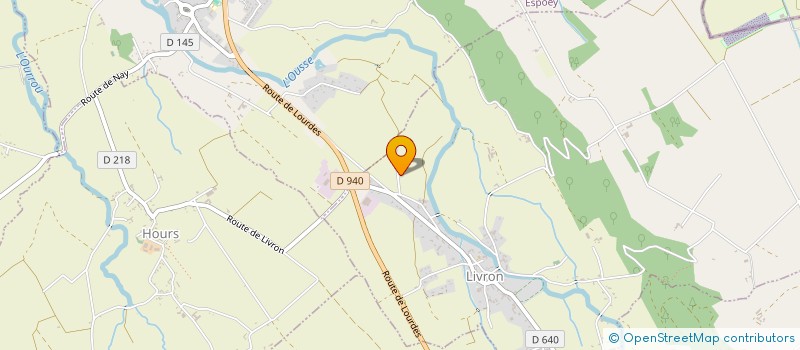 localisation de l'entreprise LES CREATIONS DE GENEU  LIVRON