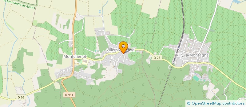 localisation de l'entreprise LES CREATIONS DE VILLERS  VILLERS-ALLERAND