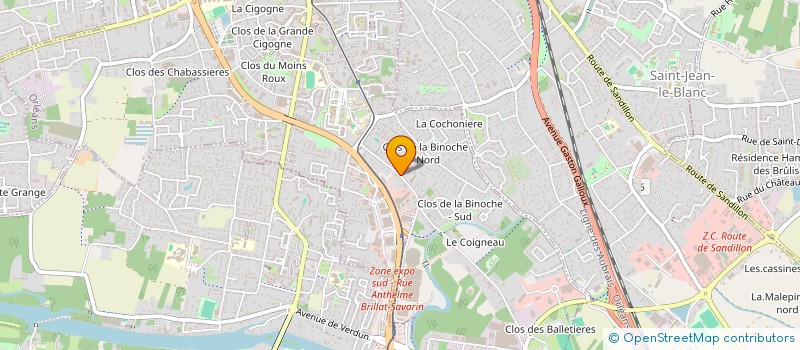 localisation de l'entreprise LES CREATIONS DES SOEURS H  ORLEANS