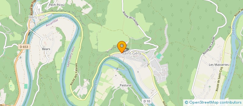 localisation de l'entreprise LES CREATIONS DU CAUSSE à BLARS