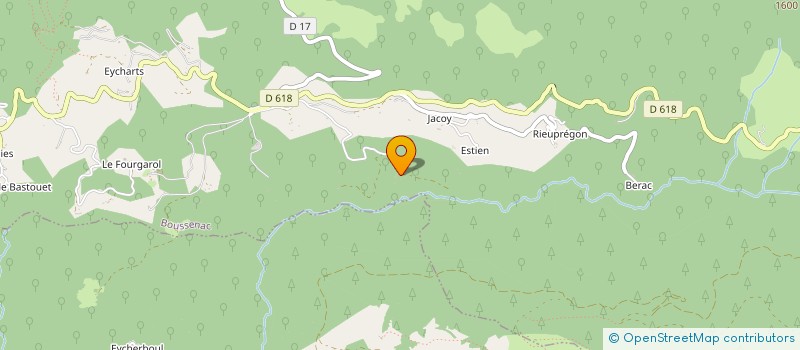 localisation de l'entreprise LES CREATIONS DU KIWI à BOUSSENAC