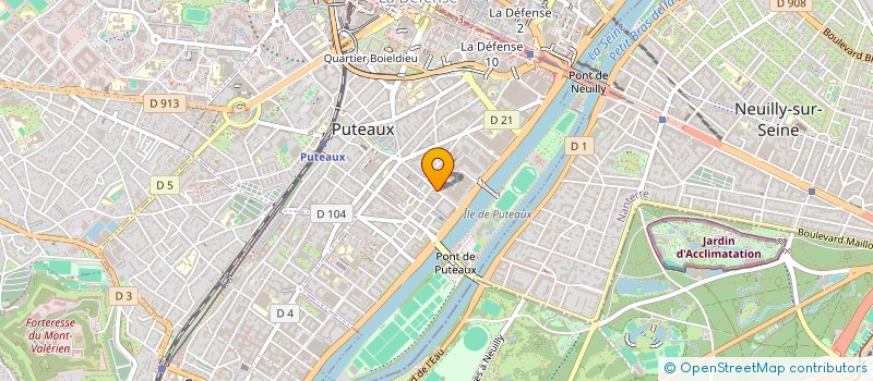 localisation de l'entreprise LES CREATIONS DU REVEUR  PUTEAUX