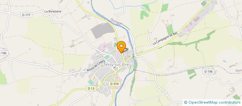 localisation de l'entreprise LES CREATIONS PLANDIERE à TESSY-BOCAGE