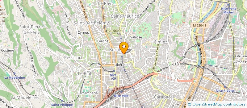 localisation de l'entreprise LES CREATIVES DE DEMAIN à NICE