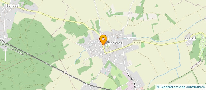 localisation de l'entreprise LES CREPES DE DEOLINDA  GARANCIERES