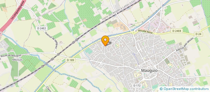 localisation de l'entreprise LES CREPES NOMADES à VENDARGUES