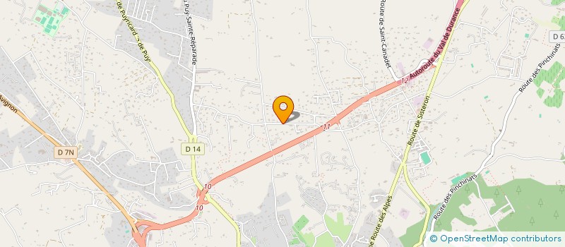 localisation de l'entreprise LES CRETES  AIX-EN-PROVENCE