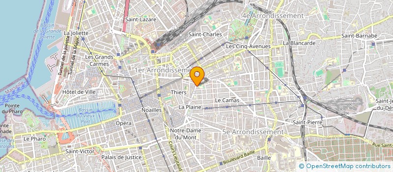 localisation de l'entreprise LES CRETES DE SAINT SAVOURNIN  MARSEILLE