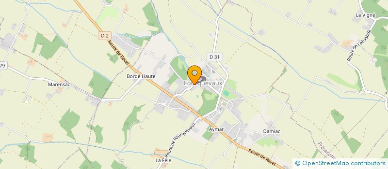 localisation de l'entreprise LES CRETES GLOIRE  FOURQUEVAUX