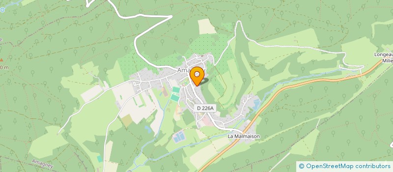 localisation de l'entreprise LES CREUILLOTTES  AMAGNEY