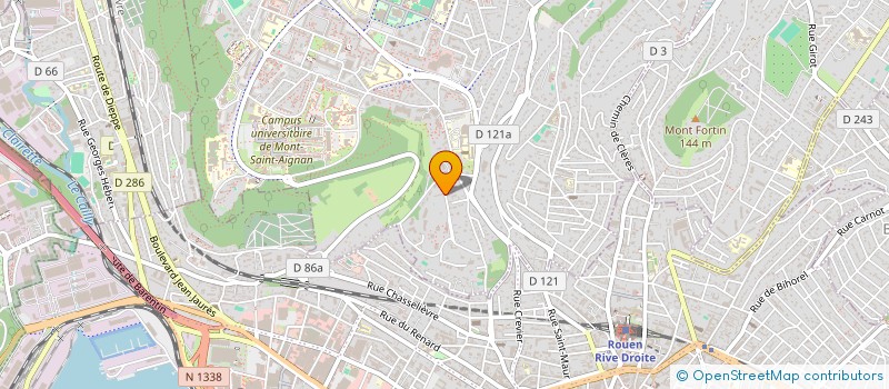 localisation de l'entreprise LES CREVETTES  MONT-SAINT-AIGNAN