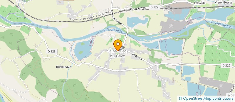 localisation de l'entreprise LES CRICQUETS  SAINT-CRICQ-DU-GAVE